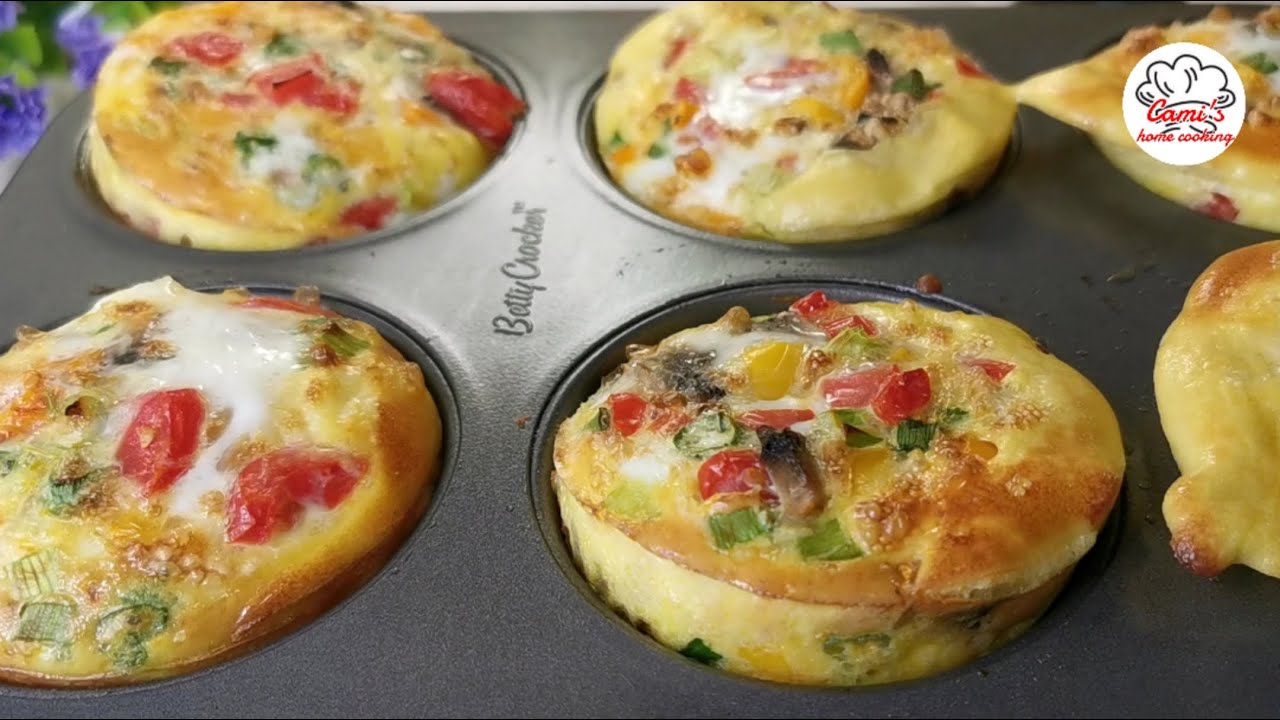 Easy Egg Muffins Recipe for Healthy Breakfast with Oatmeal