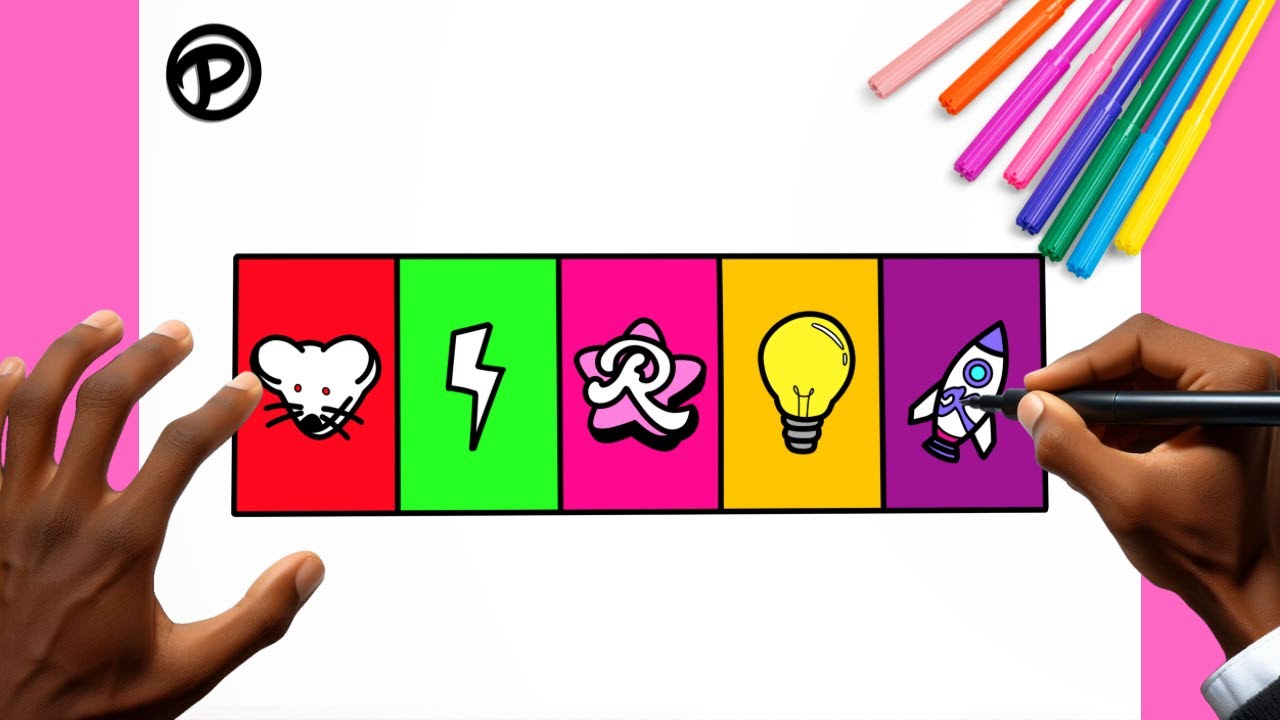 Como Desenhar os Elementos dos rosas passo a passo