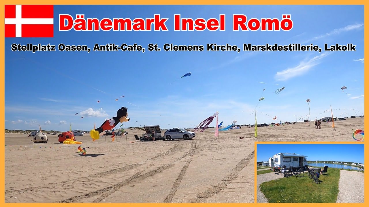 Dänemark Insel Romö WoMo Stellplatz Oasen Super Strand Lakolk