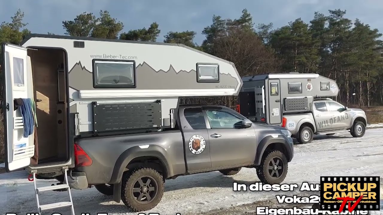 PICKUP CAMPER tv: Baltic South Tour Folge I, Wohnkabinentest