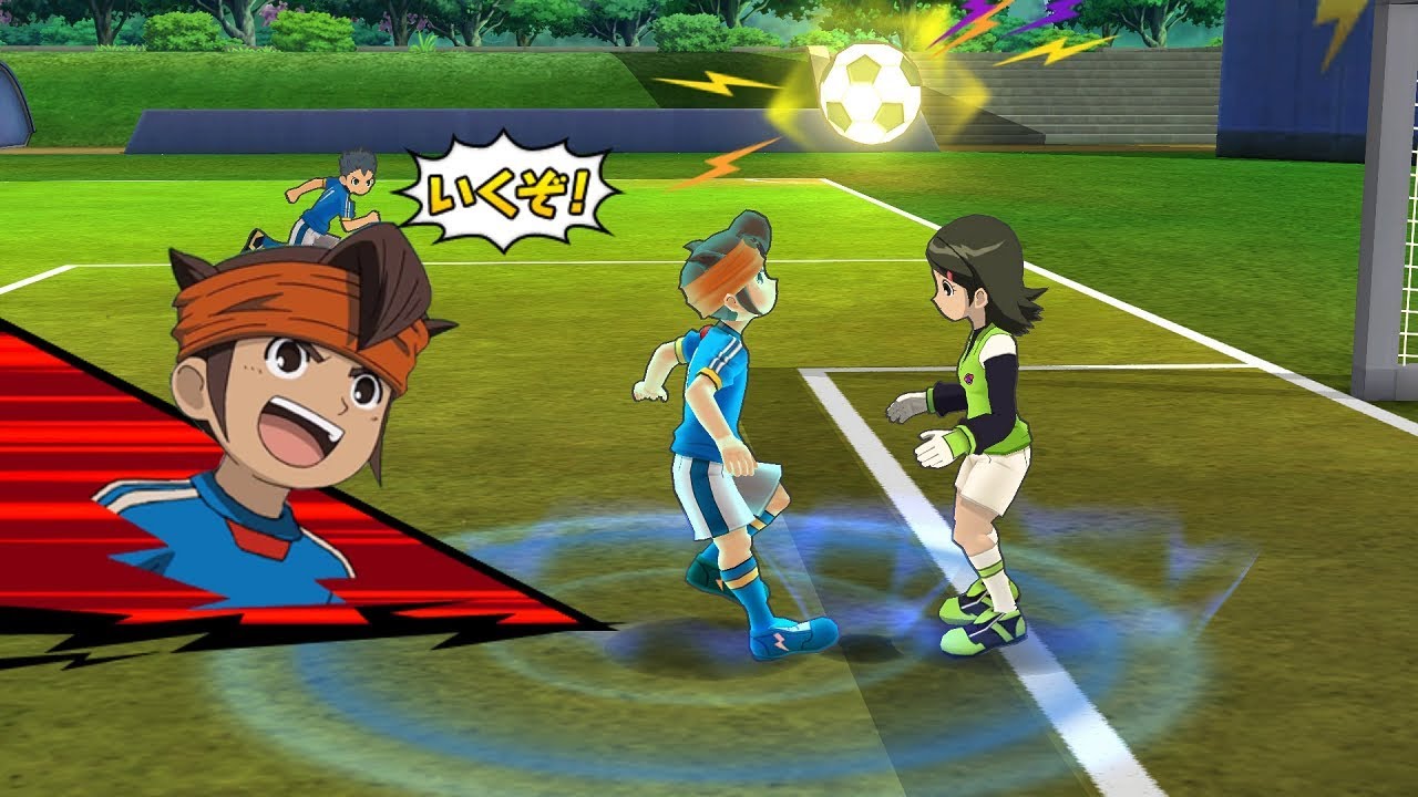 Inazuma Eleven Go Strikers 2013 Inazuma Japan Vs Inazuma Girls Wii 1080p (Dolphin/Gameplay)