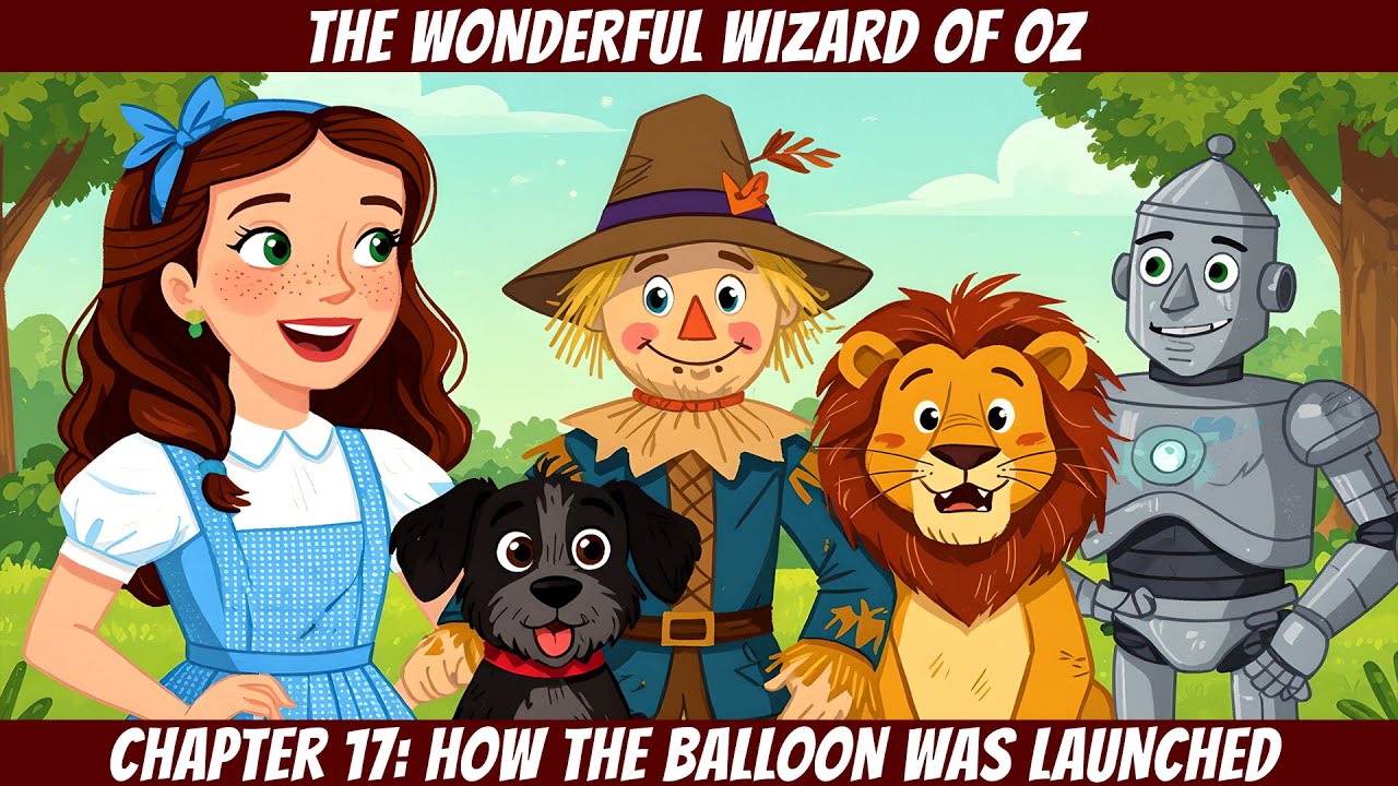 The Wonderful Wizard Of Oz: Chapter 17 - How The Balloon Was Launched | Calming Sleep Story