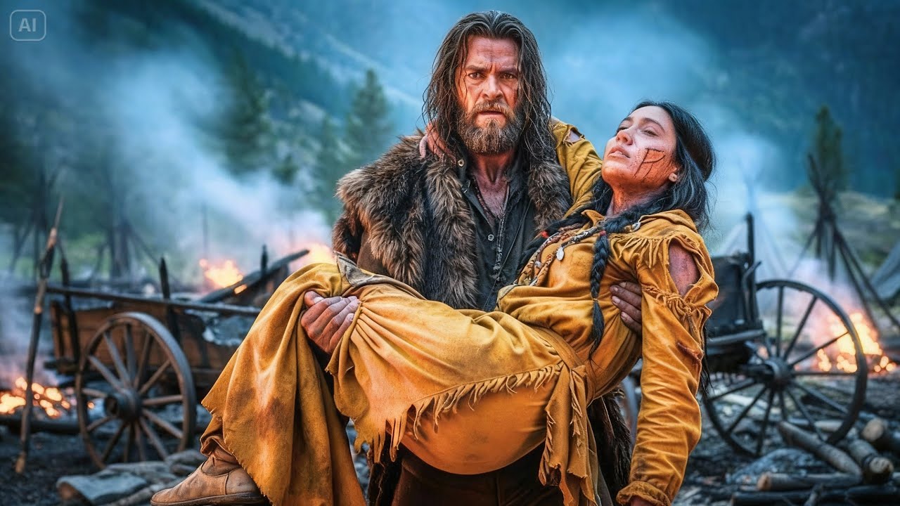 A Widowed Mountain Man Saved An Apache Massacre Survivor — Unaware She Was Nobility.