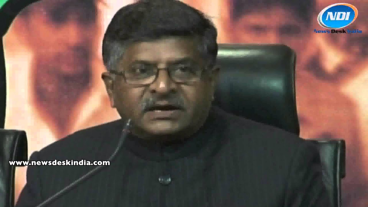 Ravi Shankar warns Congress to avoid dirty politics on Modi