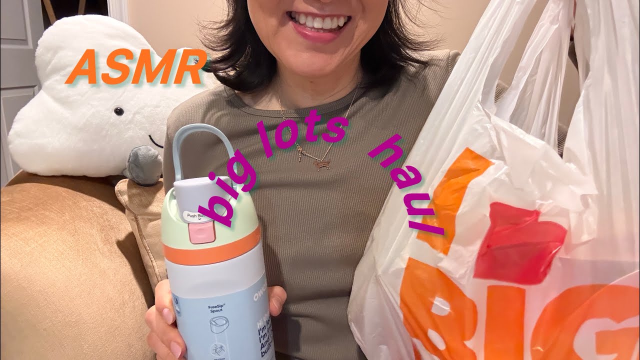 ASMR Relaxing Haul ~ Big Lots 🛍️