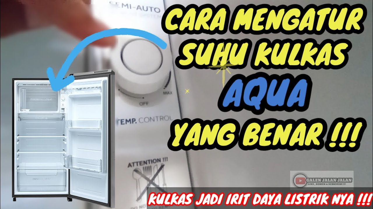 CARA MENGATUR SUHU KULKAS YANG BENAR ‼️