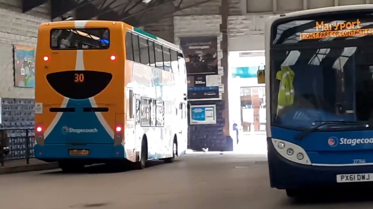 Stagecoach Buses At Workington 2022