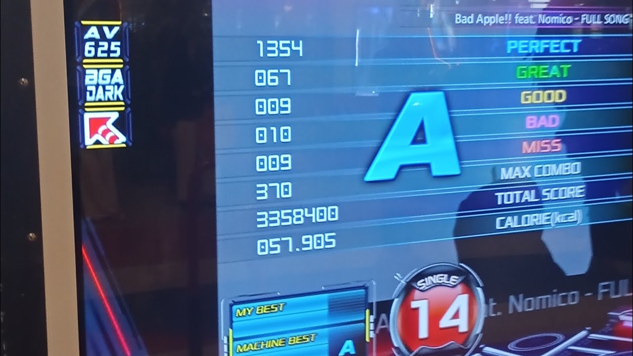 [PUMP IT UP PRIME] Bad Apple!! FULL SONG S14