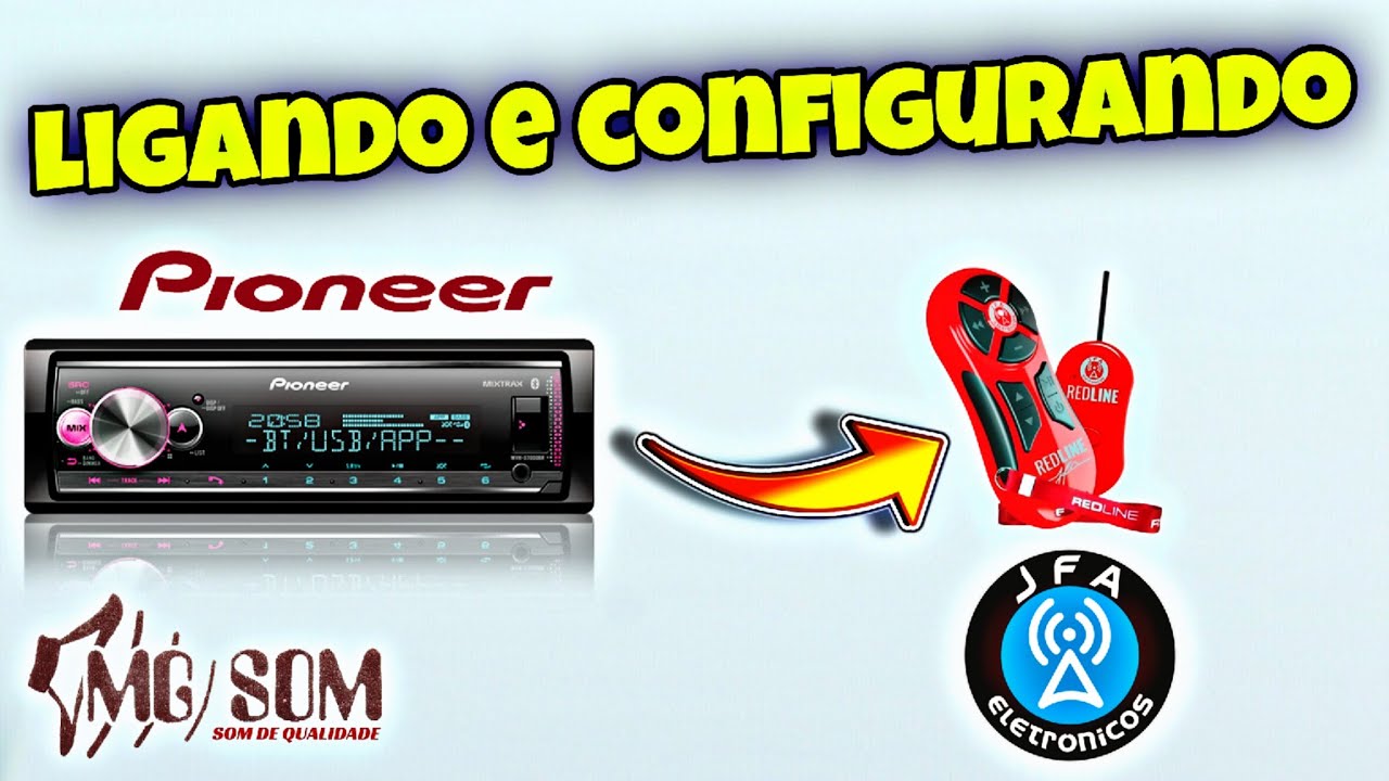 PIONEER SA&Iacute;DA WR E LIGANDO CONTROLE JFA REDLINE