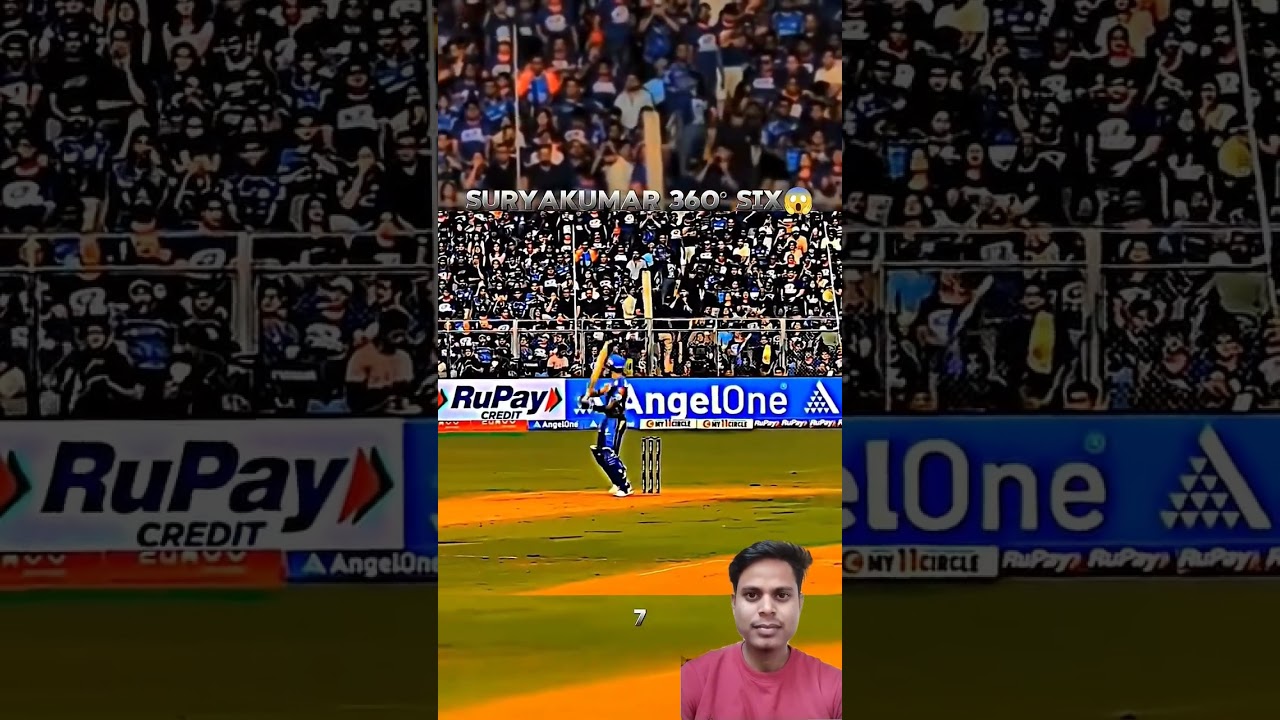 Suryakumar 360° six😱 Suryakumar six 
