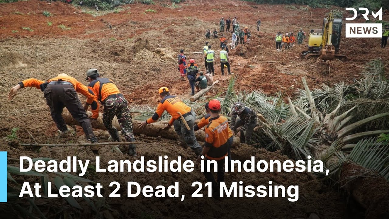 PILNE: Śmiercionośne osuwisko w Indonezji, co najmniej 2 osoby nie żyją, 21 zaginionych w Cilacap...