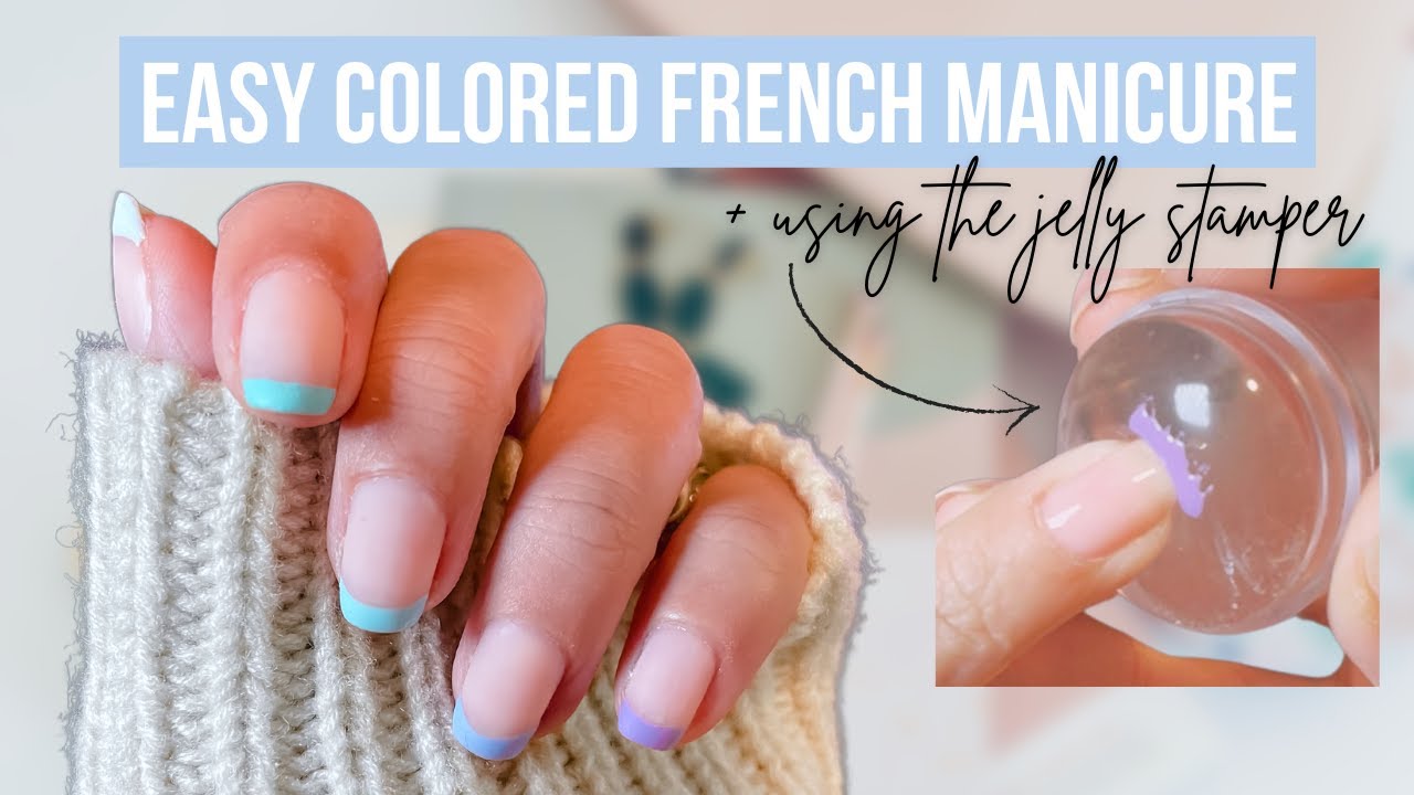 French Manicure Hack from TikTok | EASY DIY using a JELLY STAMPER + MELODY SUSIE Gel polishes