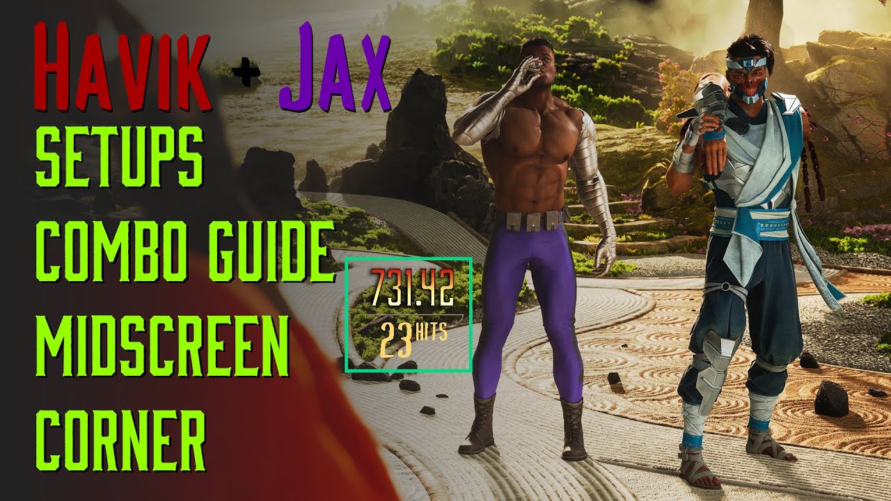 Mortal Kombat 1 Havik Jax Combo + Setups Guide (73% Damage)