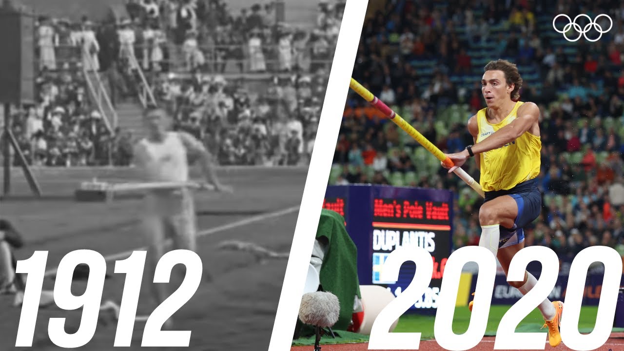 The incredible evolution of Men's Pole Vault - 1912 🆚 2020