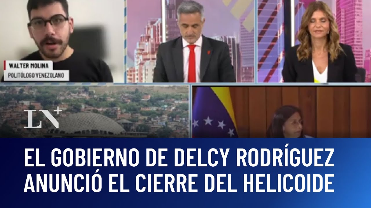 Venezuela: el Gobierno de Delcy Rodríguez anunció el cierre del Helicoide