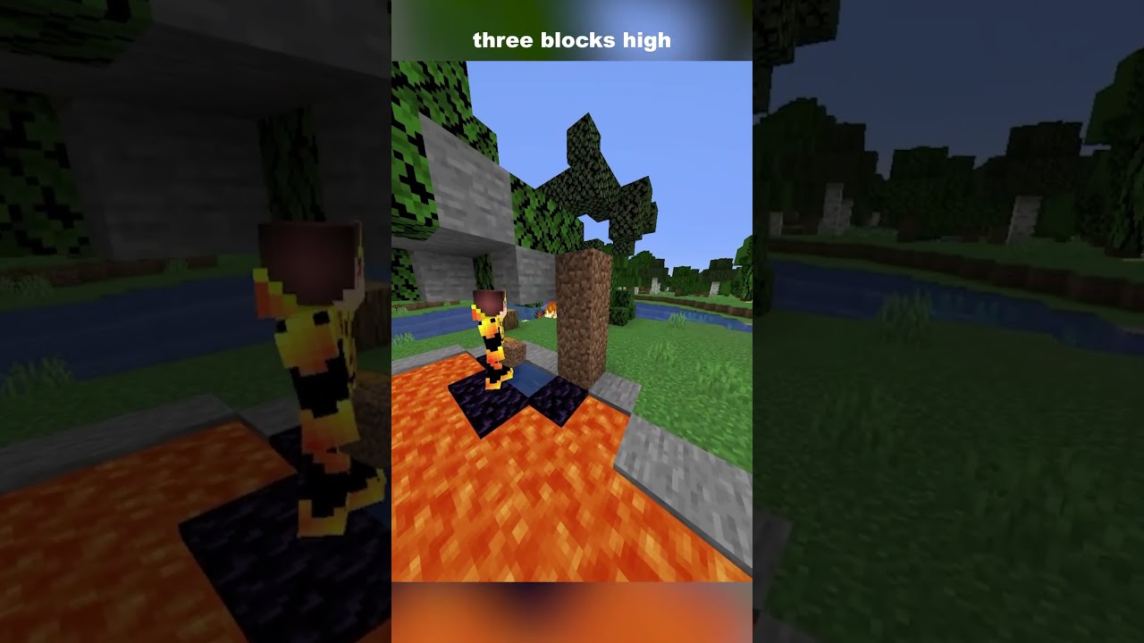 How To Build A Lava Portal FAST #tutorial #minecraft #speedruntutorial #howto #gaming #speedrunnning