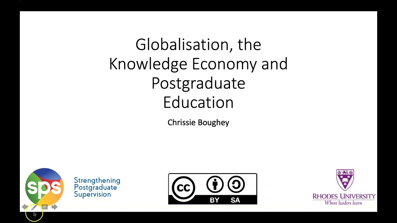 Globalisation and knowledge economy -  international version
