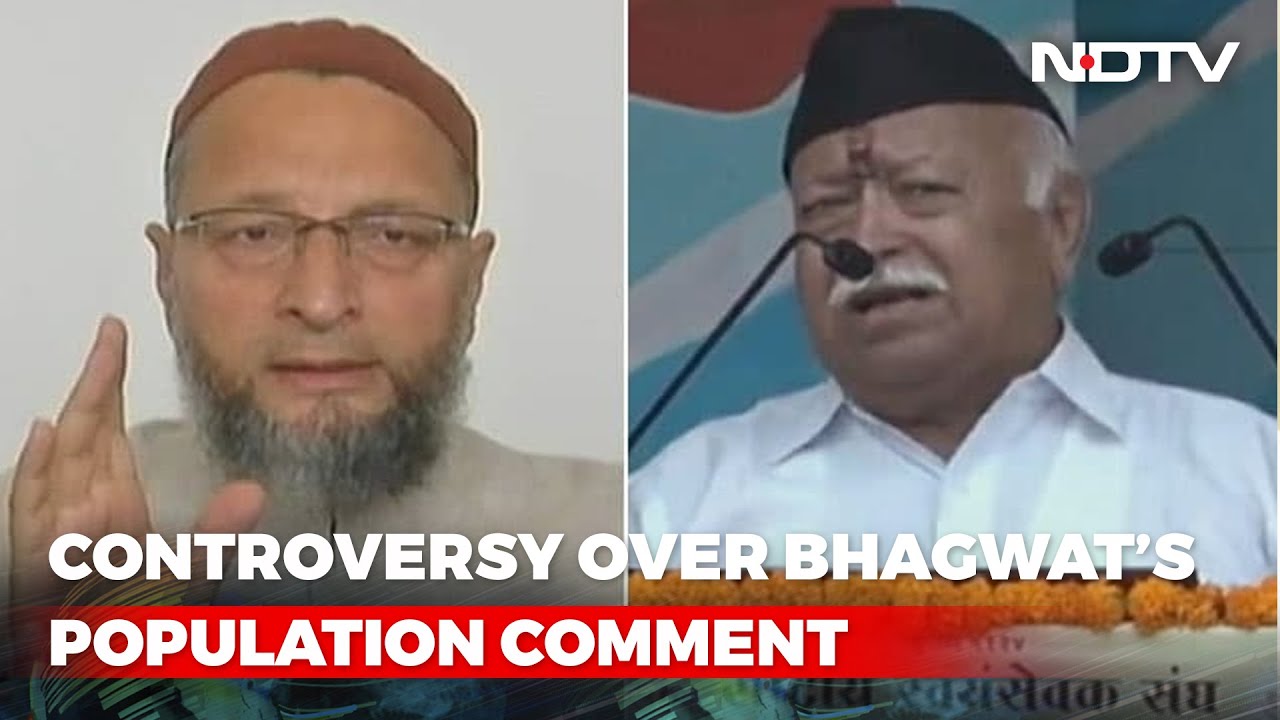 After RSS Chief's Population Balance Comment, A Owaisi's Response