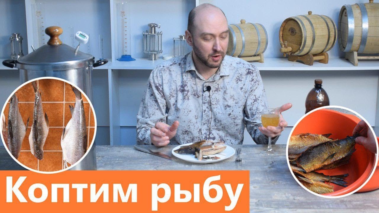 Рыба в коптильне горячего копчения Hanhi