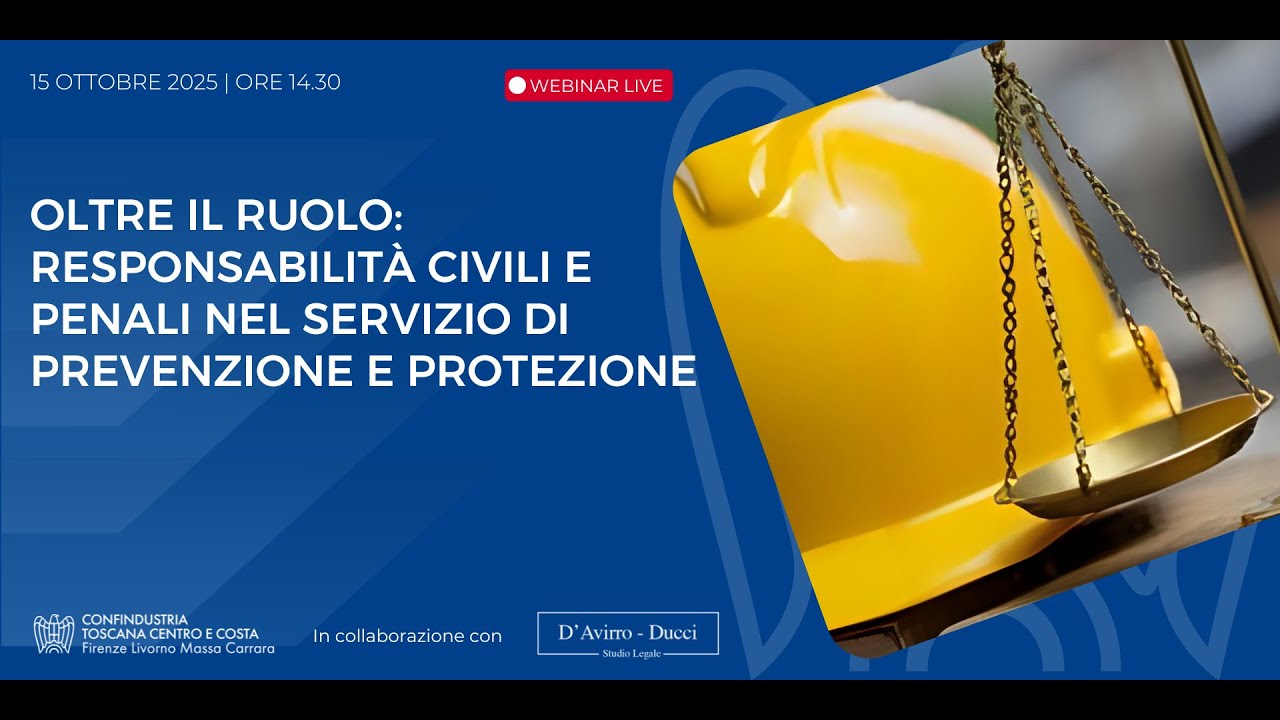 Oltre il ruolo: responsabilità civili e penali nel Servizio di Prevenzione e Protezione