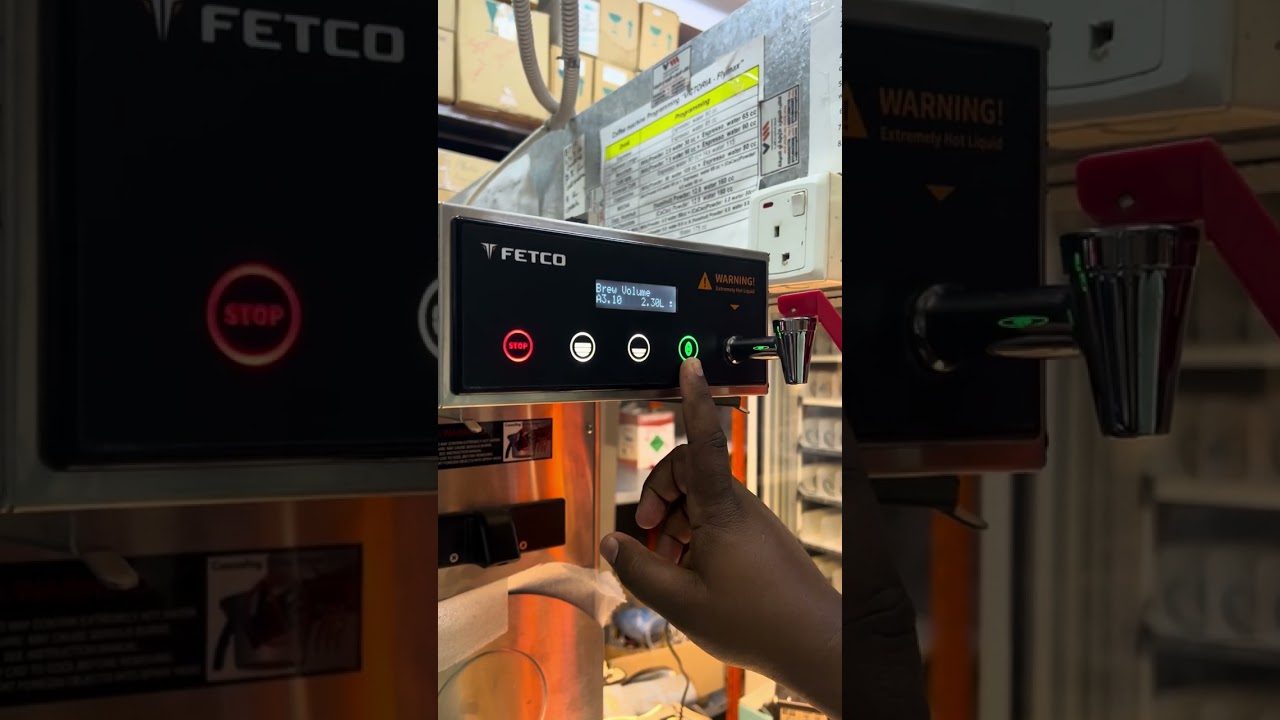 FETCO   MBS 1221 شرح على ماكينة قهوة اليوم