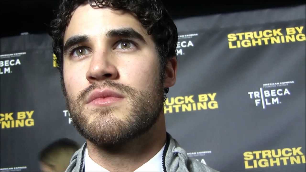 Darren Criss talks GLEE at STRUCK BY LIGHTNING premiere - 01/06/2013