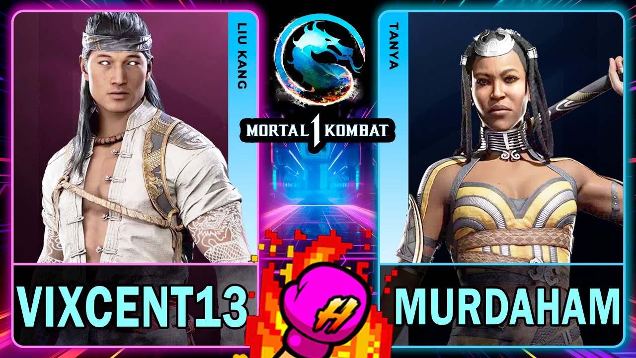 MK1 Vixcent13 (LIU KANG) VS Murdaham (TANYA)🥊Mortal Kombat 1🥊4K 60ᶠᵖˢ