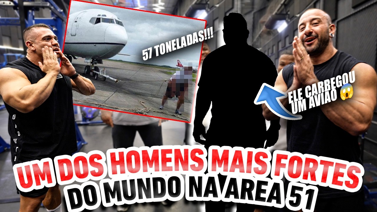 UM DOS HOMENS MAIS FORTES DO MUNDO NA AREA 51, COM DIONE E VERONEZI 😱!!