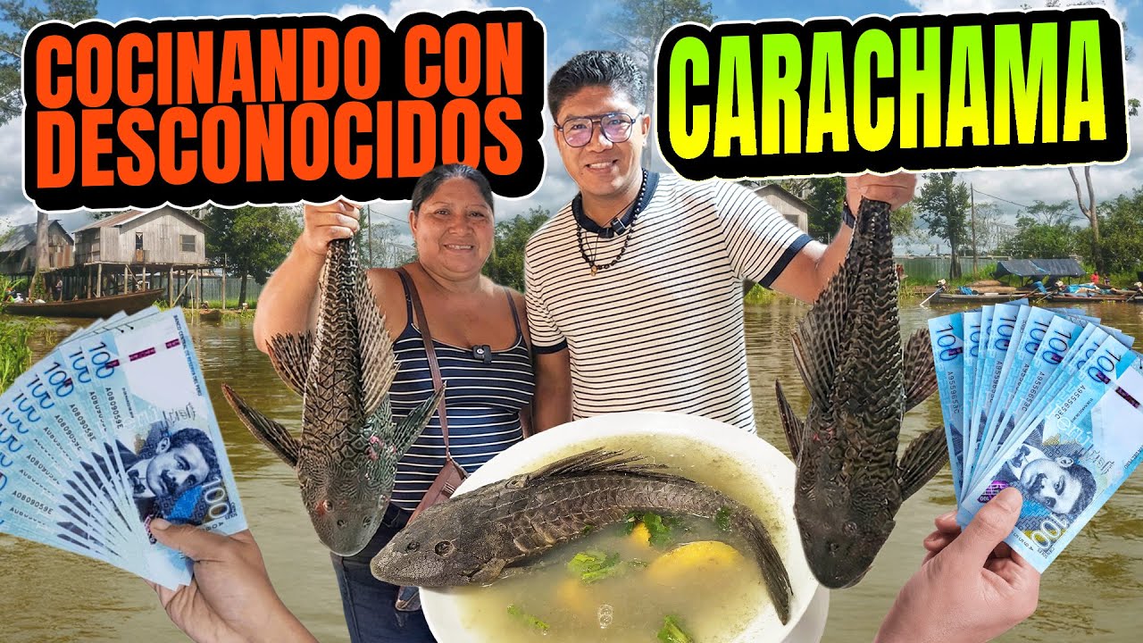 PUCALLPA: Por 300 soles RETÉ a  una mamita a que COCINE CALDO de CARACHAMA  🇵🇪 | 