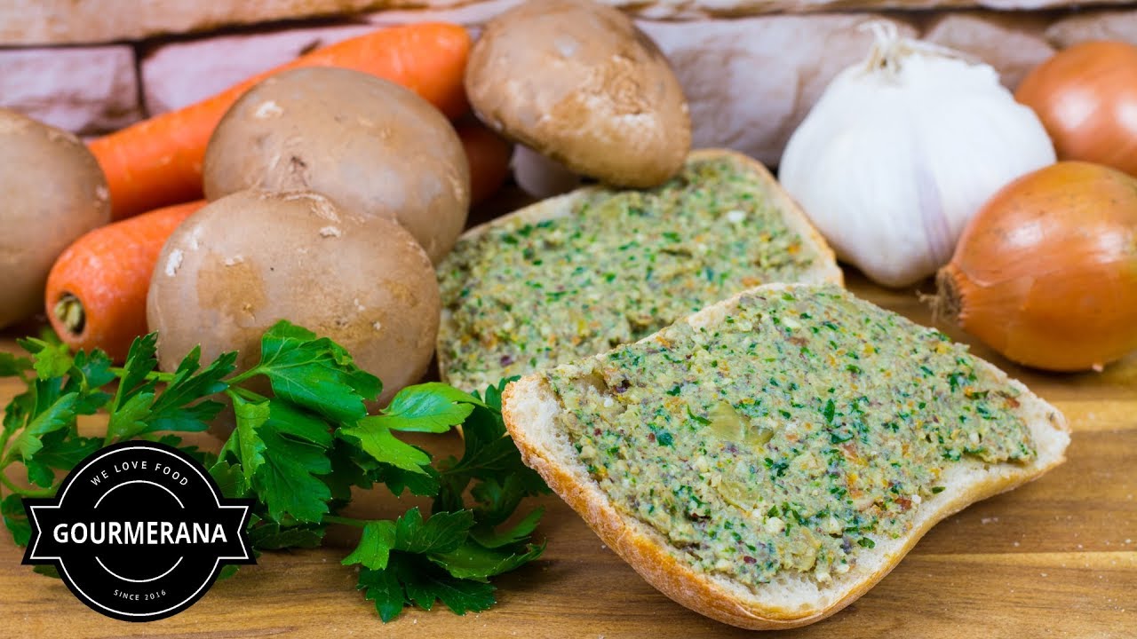 Selbstgemachter Champignon Frischk&auml;se Brotaufstrich | Gourmerana Stop Motion Rezepte