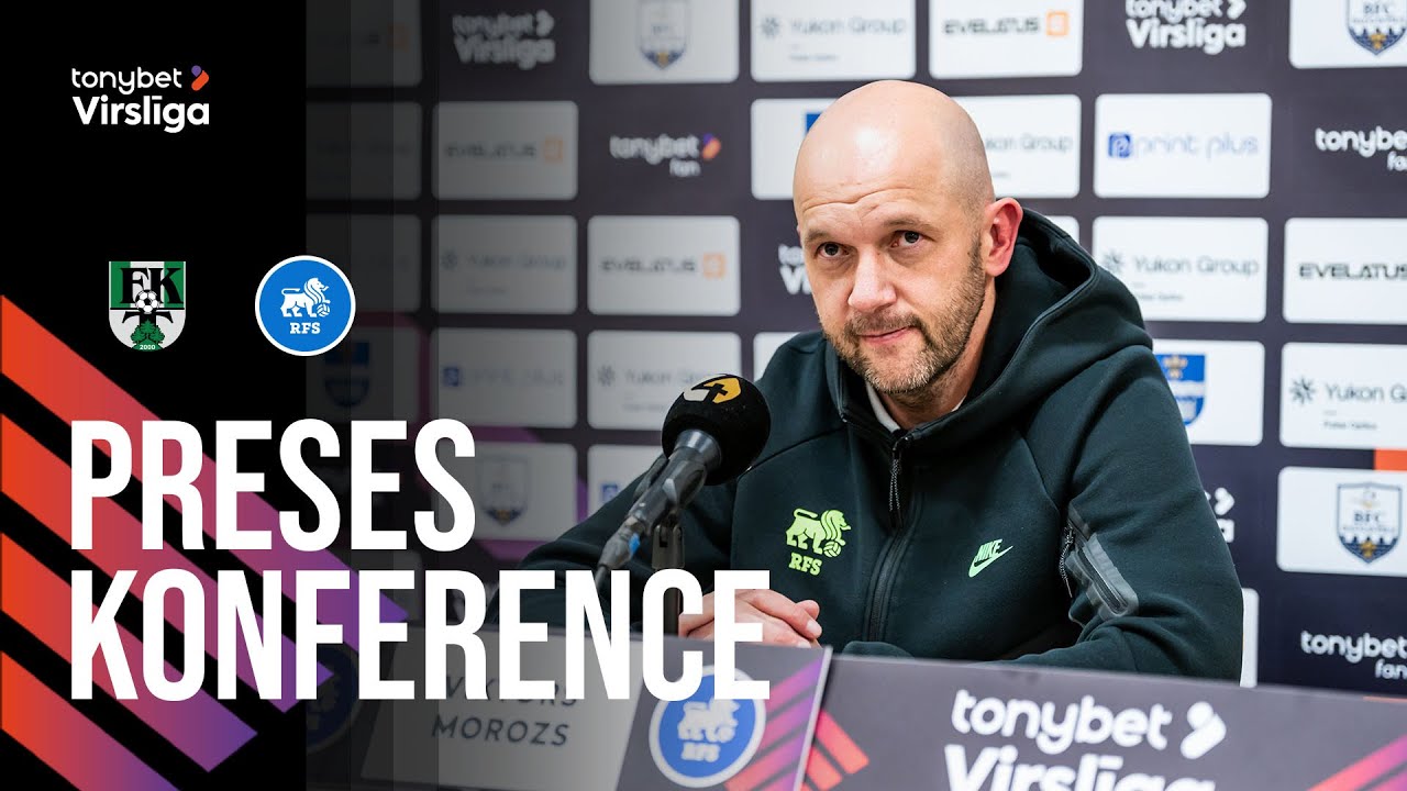 15. kārta: FK Tukums 2000 2:5 FC RFS (Preses konference)