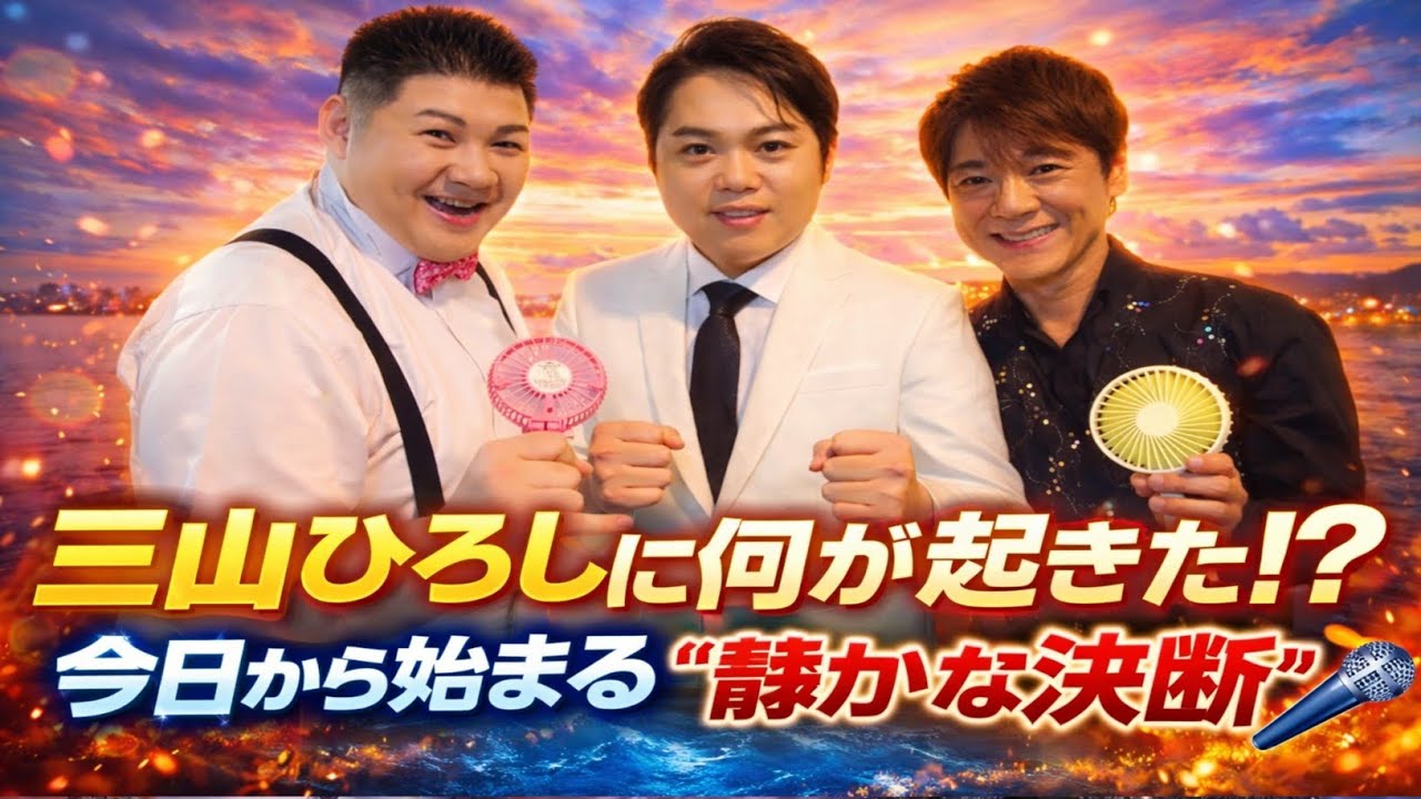 なぜ今、三山ひろしは静かになったのか？演歌界に流れ始めた新しい水脈🌊🇯🇵