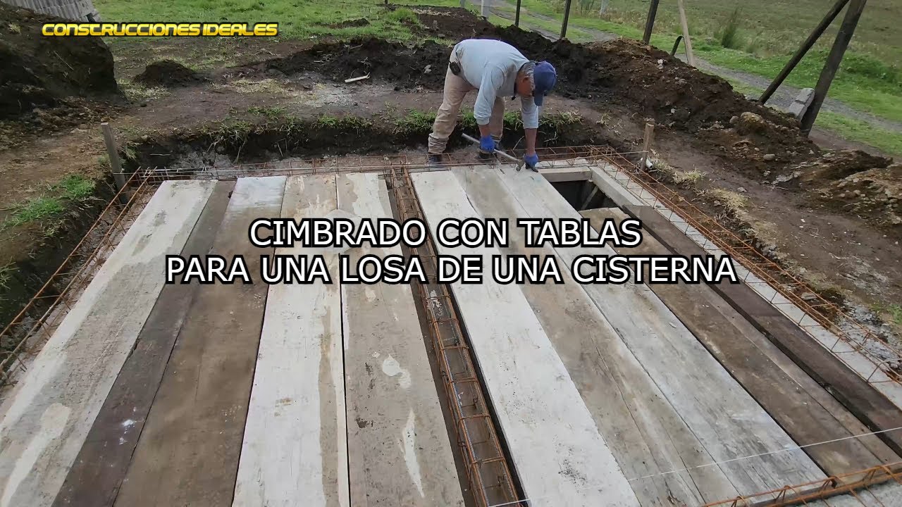 Encofrado para una Losa de una Cisterna | CONSTRUCCIONES IDEALES