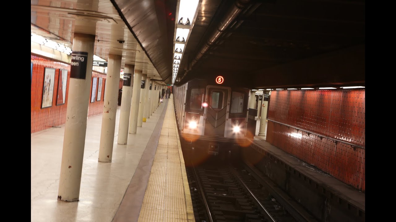 Insectduel's On-Board ride of the R142 (5) train from Canal Street (Varick St.) to Bowling Green