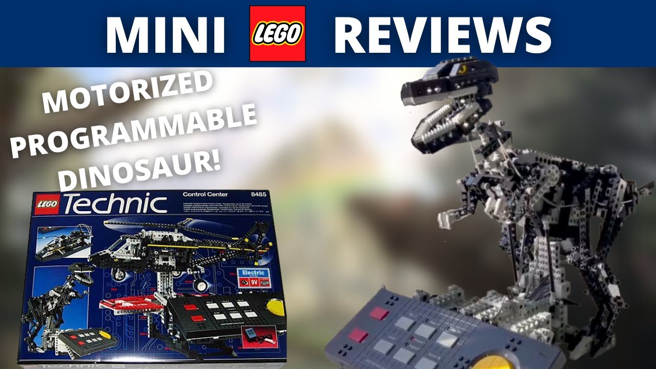 Animatronic LEGO Dinosaur!! 1995 LEGO Vintage Technic Control Center II  - MINI REVIEW