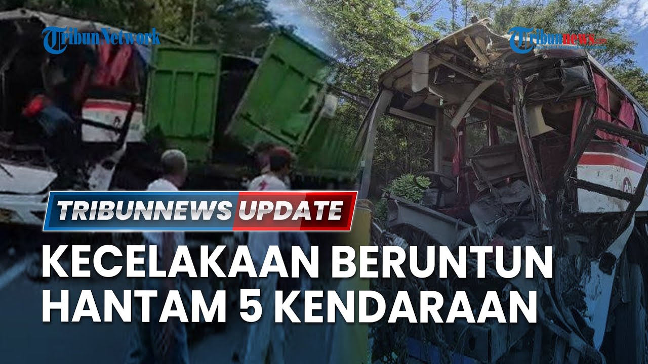 🔴Kecelakaan Beruntun di KM 97 Tol Cipularang, Libatkan Bus Primajasa hingga Truk Batu Bara