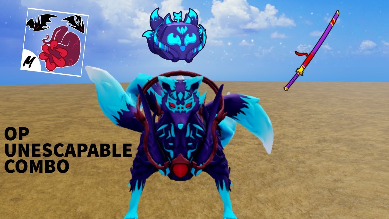 BOUNTY HUNTING WITH KITSUNE IN BLOX FRUITS (UNESCAPABLE COMBO)