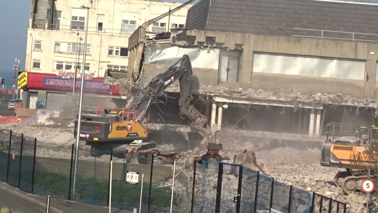 Into The Next Building Blackpool Courts Police Station Demolition 11/04/2025
