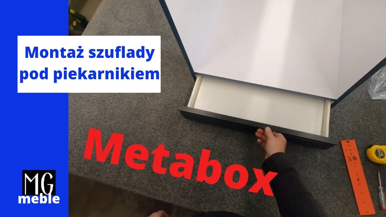 Jak zamontować szufladę pod piekarnikiem! Metabox!