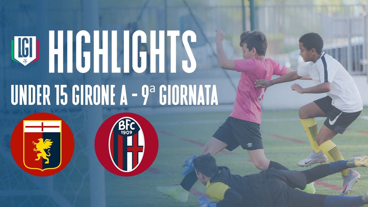 Highlights Genoa-Bologna U15 A-B, 9^ giornata stagione 2023-24