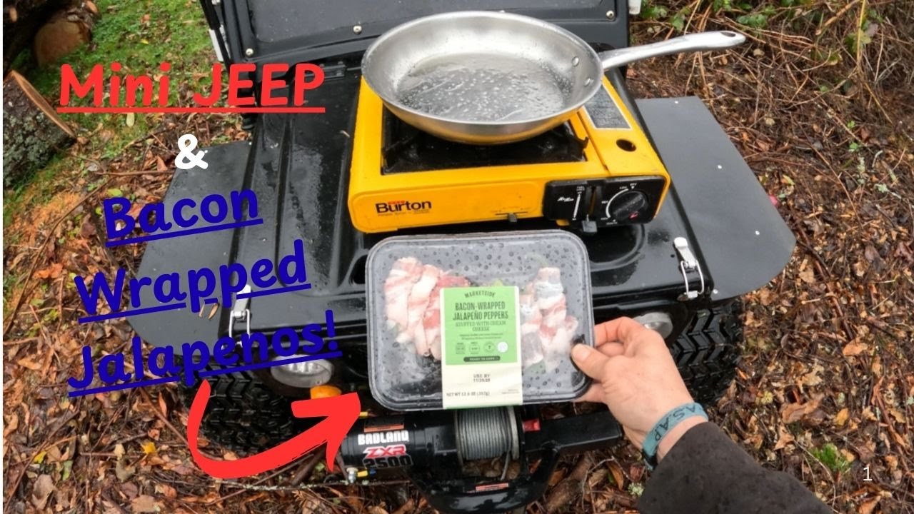 Mini Jeep Adventure | Bacon Wrapped Jalapeno Poppers!