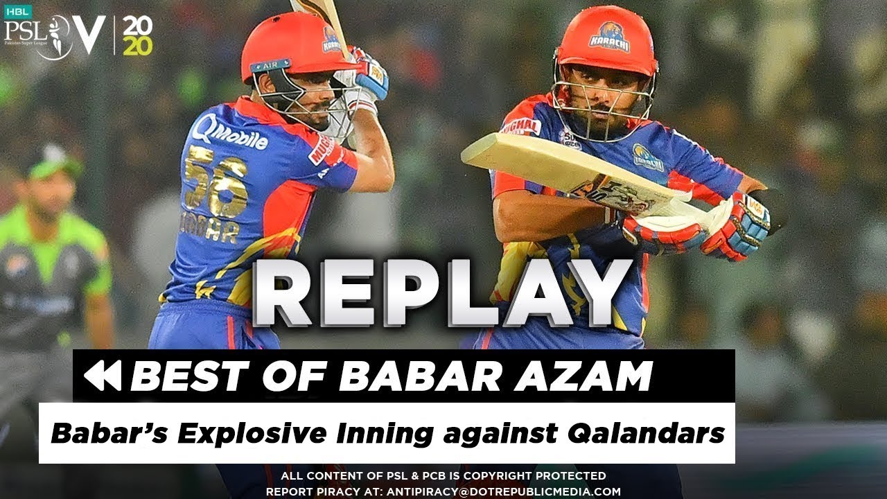 Best of Babar Azam: Explosive Innings against Qalandars | HBL PSL 2020