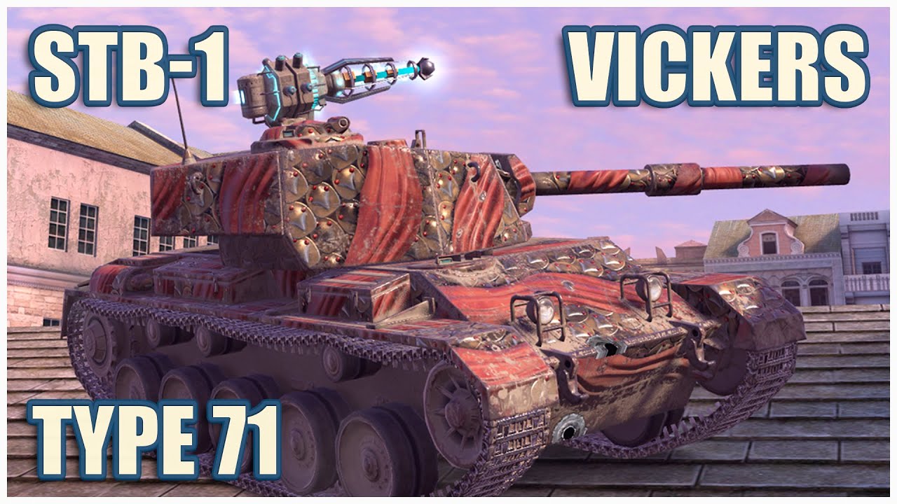 Vickers Light, STB-1 & Type 71 • WoT Blitz Gameplay