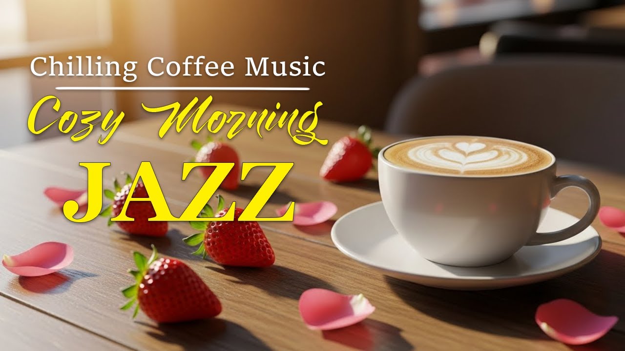 Cozy Morning Coffee Jazz ☕ Smooth Bossa Nova Instrumental Café Reading Vibes & Relax
