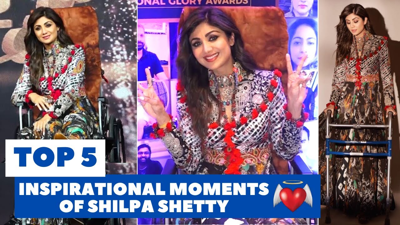 Top 5 Inspirational Moments of Shilpa Shetty at event, despite leg injury | @KaunBolaaBollywood