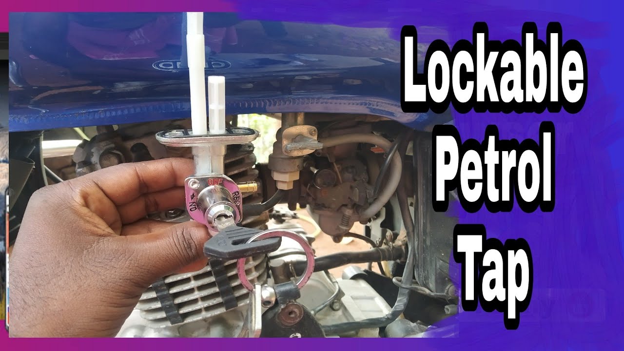 Lockable Petrol Tap Installation l bike