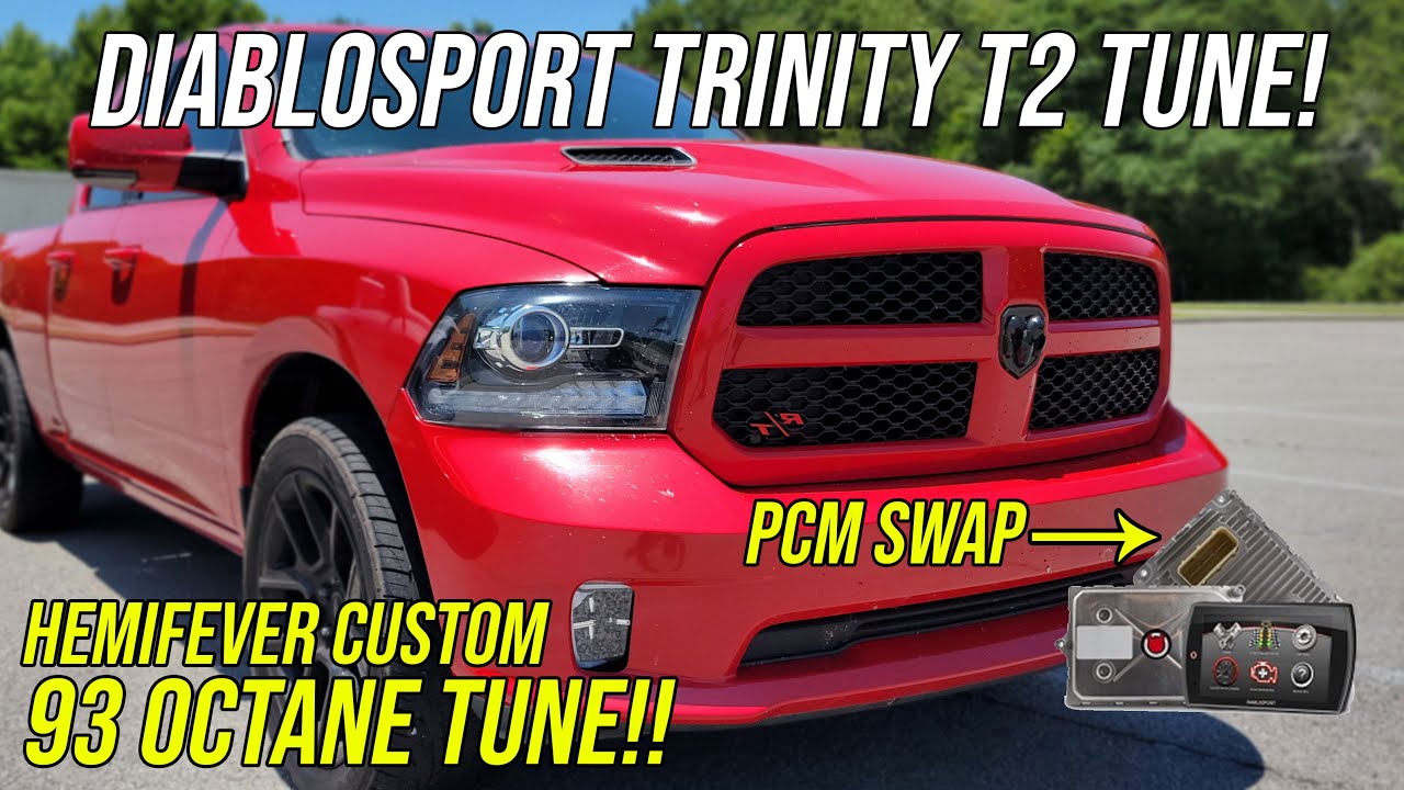 I Installed a Diablosport Trinity T2 Tune on My RAM - 93 Octane Tune & PCM Swap