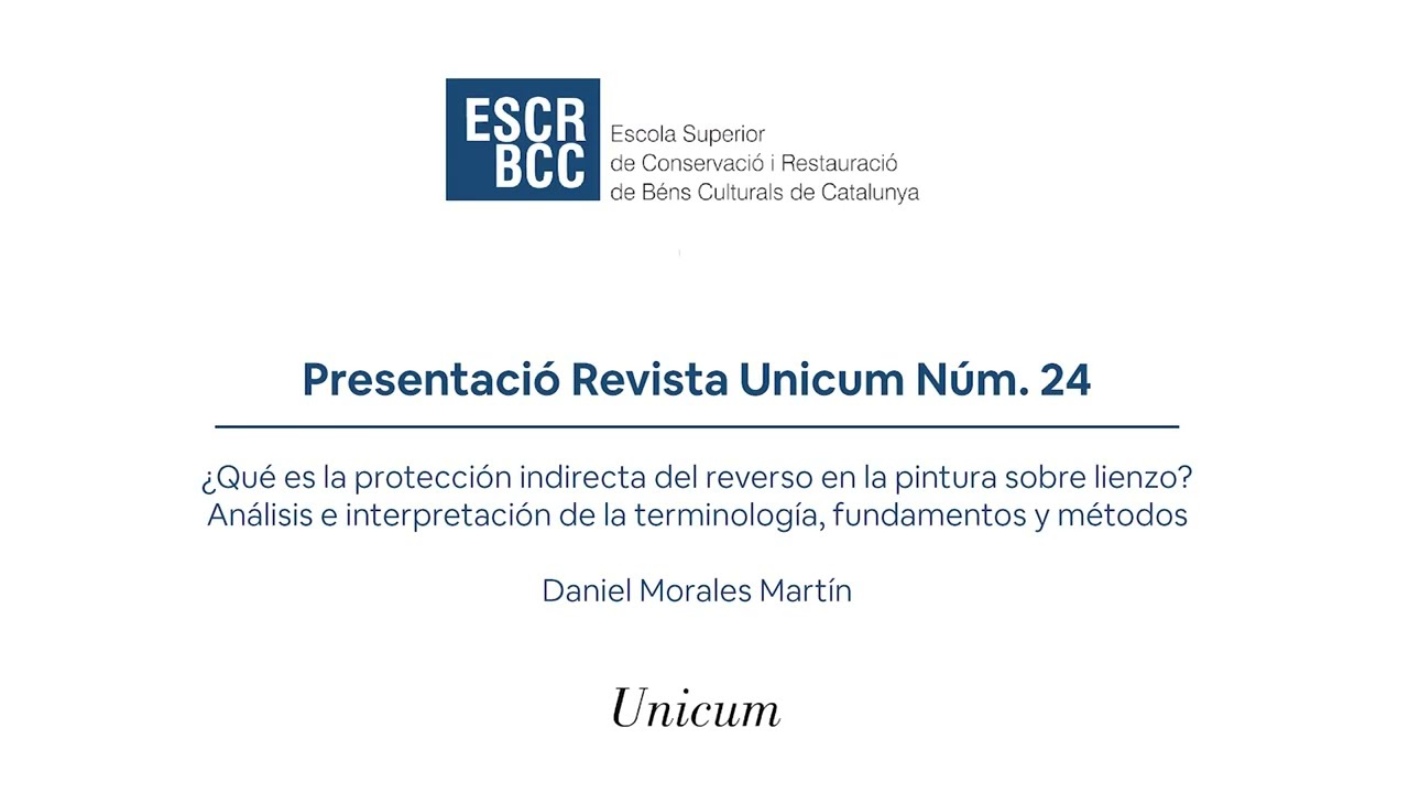 Presentació del núm. 24 de la revista Unicum de l'ESCRBCC