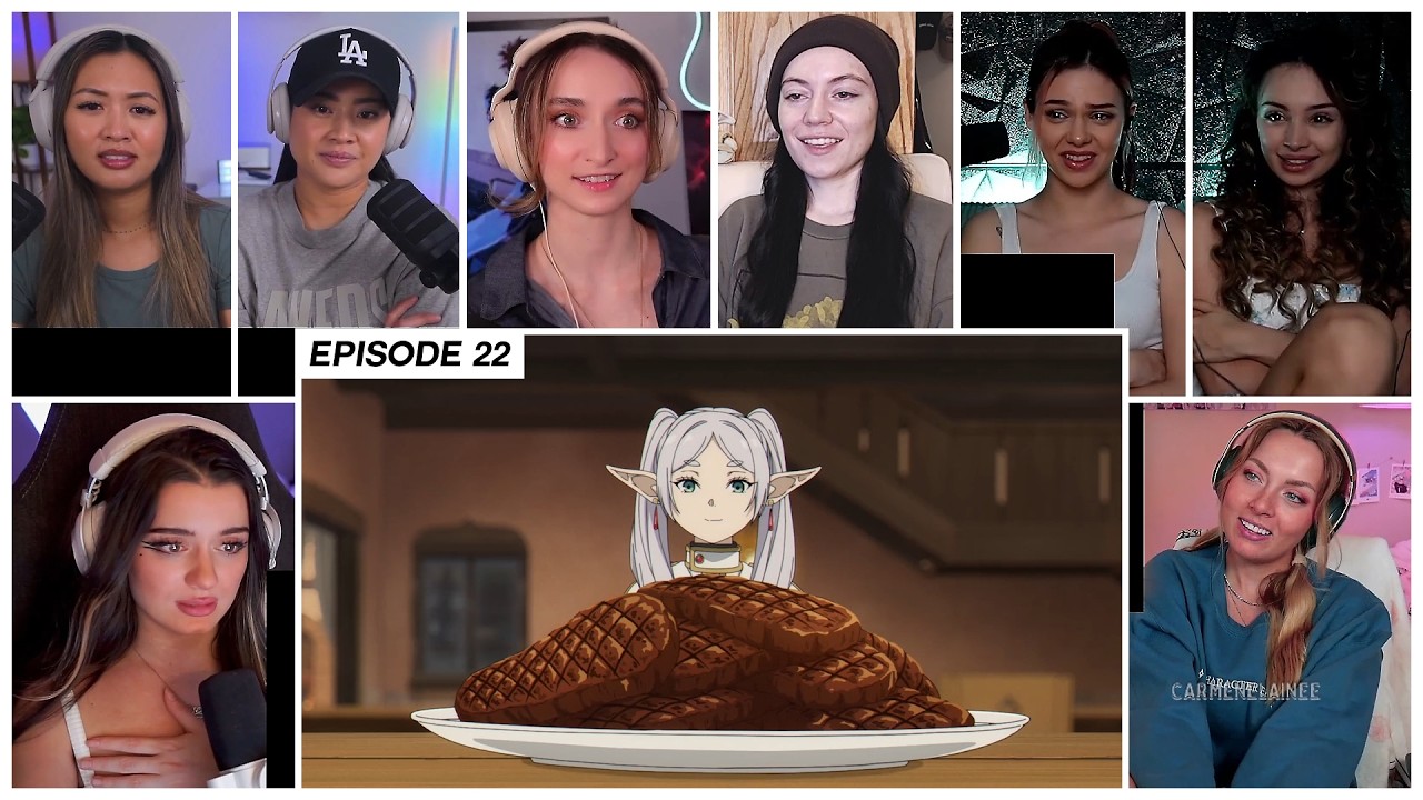 [GIRLS REACT] First Class Mage Exam First Test Ended | Frieren Ep 22 Girl Reaction Mashup