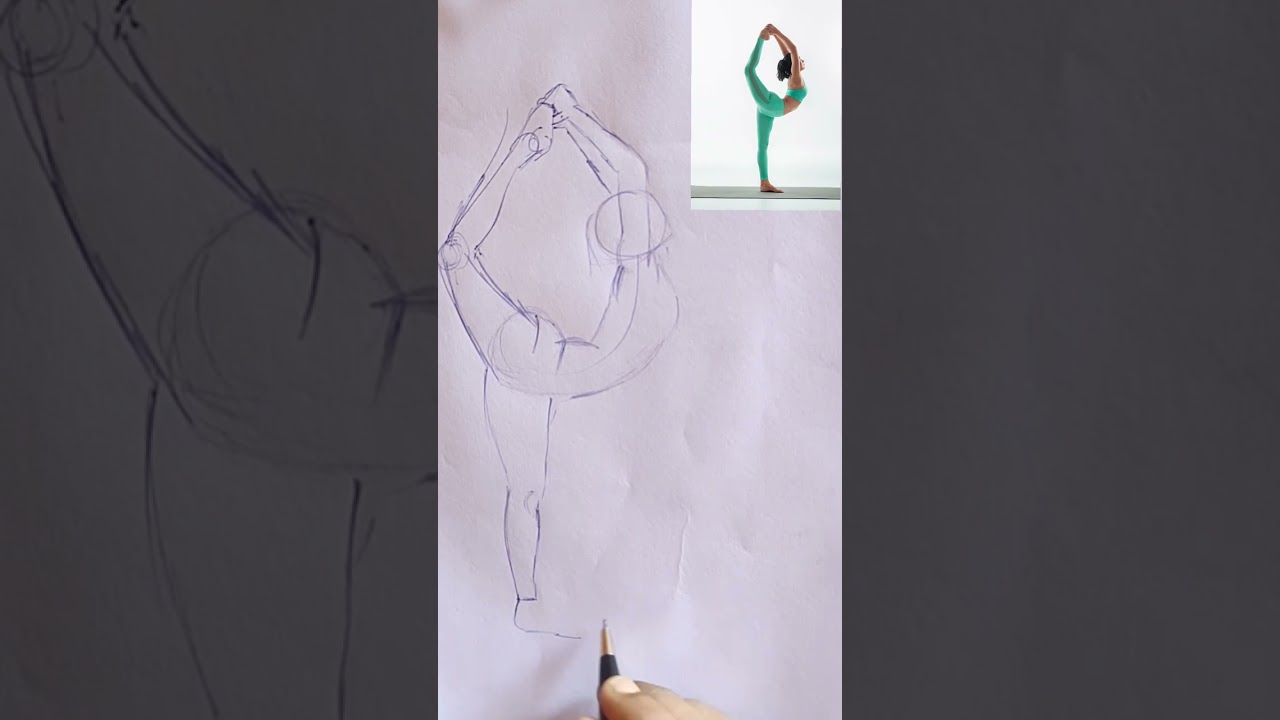 see and draw freehand // gesture how to guess proportion.